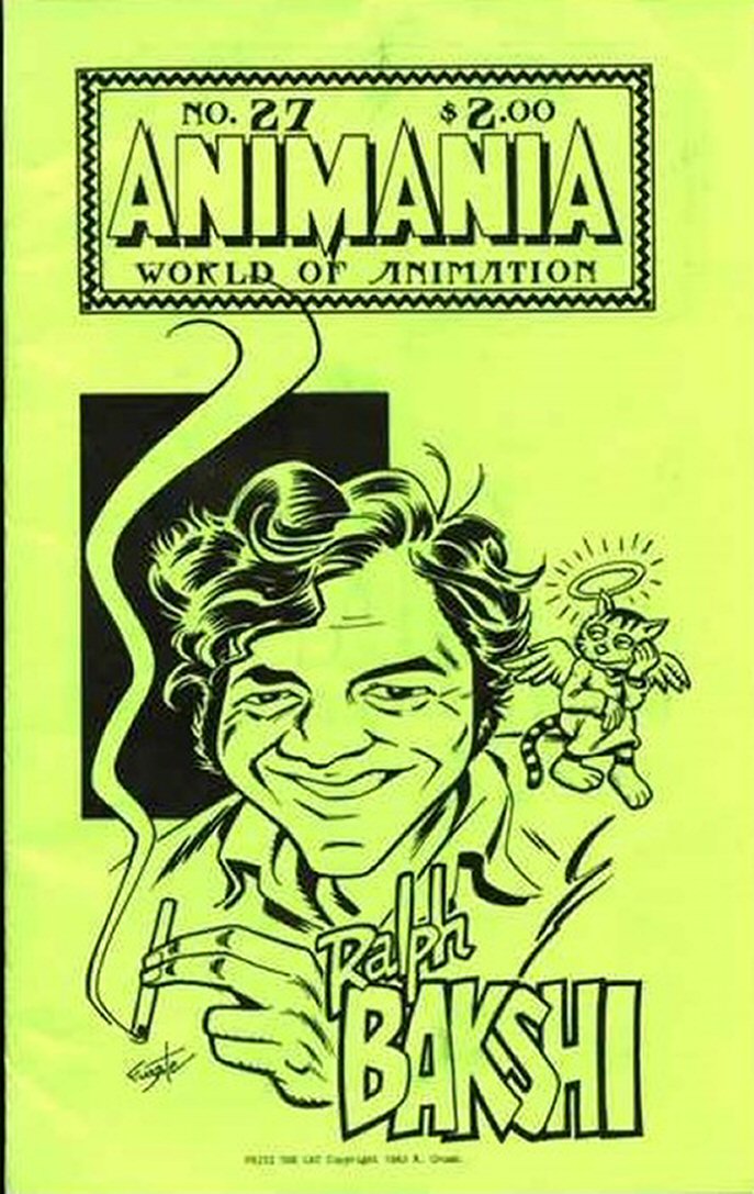 ANIMANIA magazine side cover Issue 27 December 1983