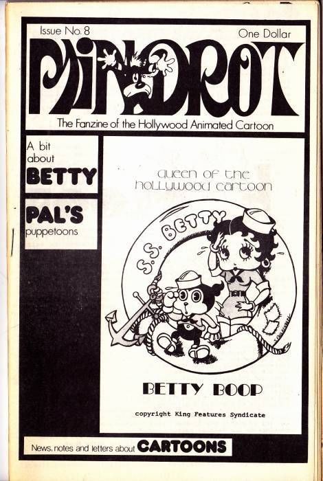 ANIMANIA magazine side cover Issue 8  1977