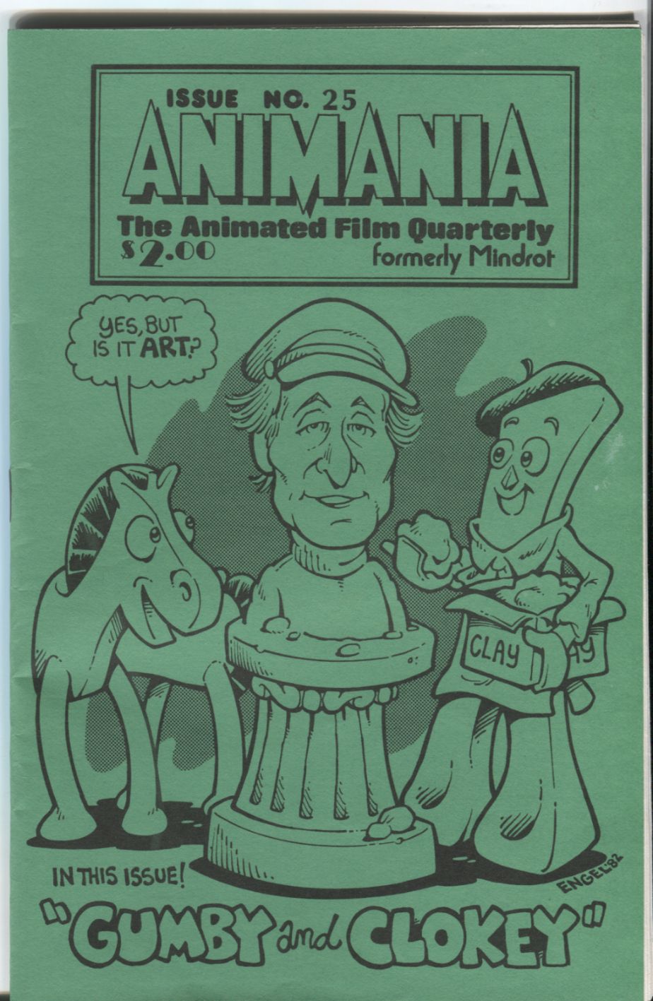 ANIMANIA magazine side cover Issue 25 November 1982