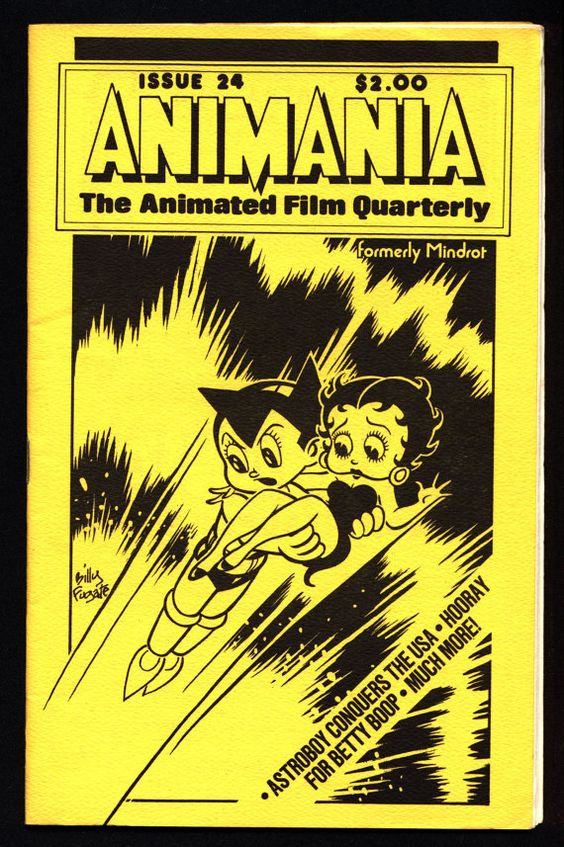 ANIMANIA magazine side cover Issue 24   1982