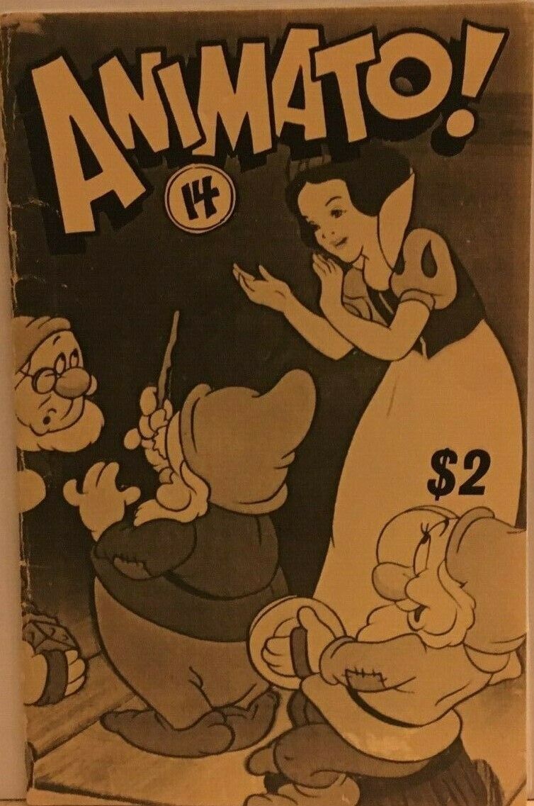 ANIMATO magazine side cover Issue 14 Summer 1987