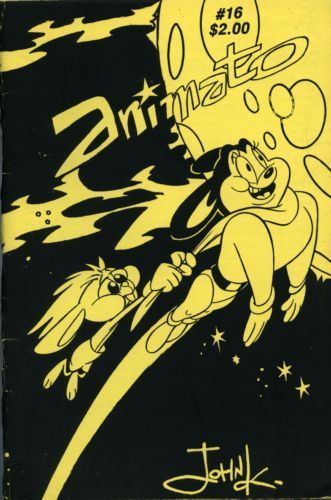 ANIMATO magazine side cover Issue 16  1988