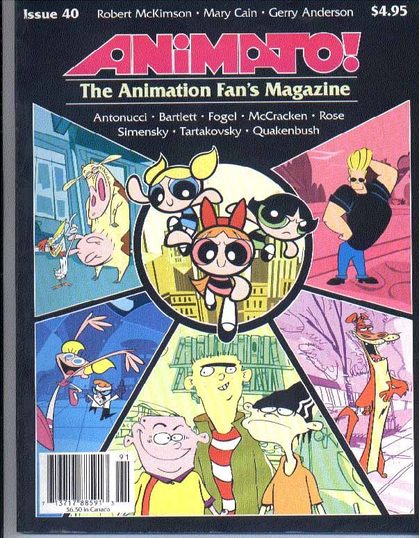 ANIMATO magazine side cover Issue 40  1998