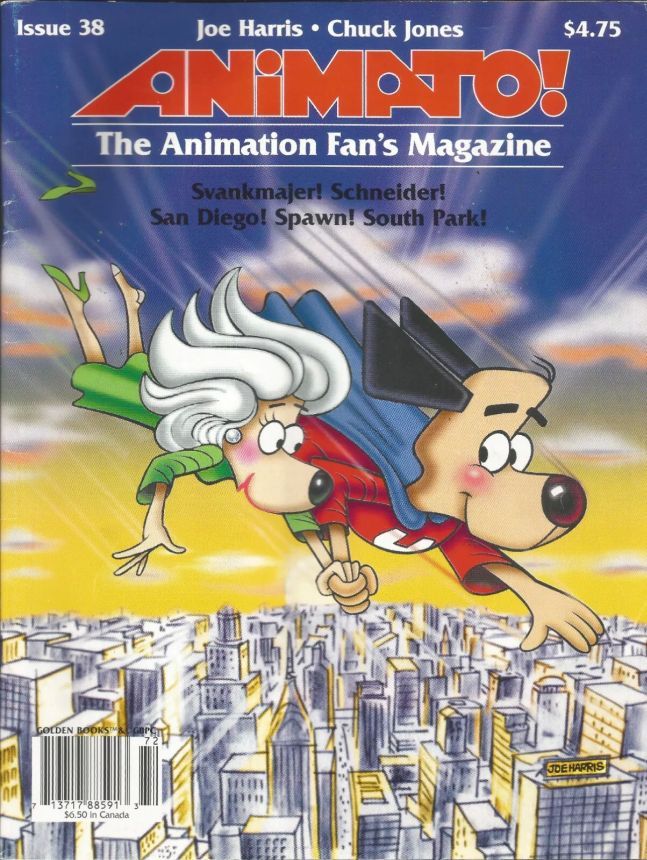 ANIMATO magazine side cover Issue 38 Winter 1997