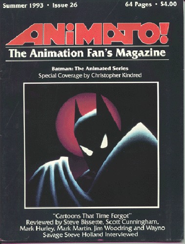 ANIMATO magazine side cover Issue 26 Summer 1993