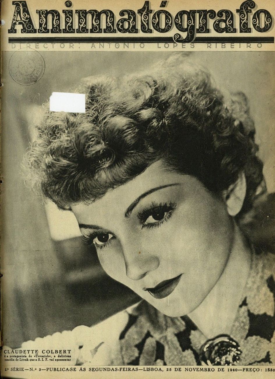 ANIMATOGRAFO magazine side cover Issue 3 25 November 1940