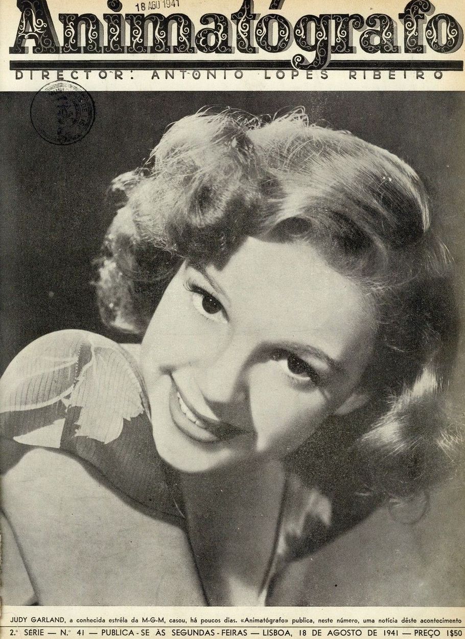 ANIMATOGRAFO magazine side cover Issue 41 18 August 1941