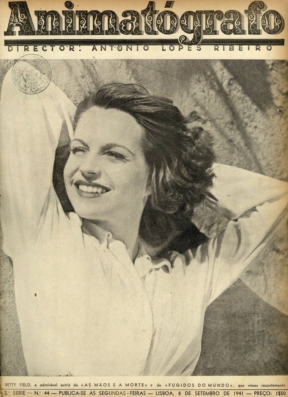 ANIMATOGRAFO magazine side cover Issue 44 8 September 1941