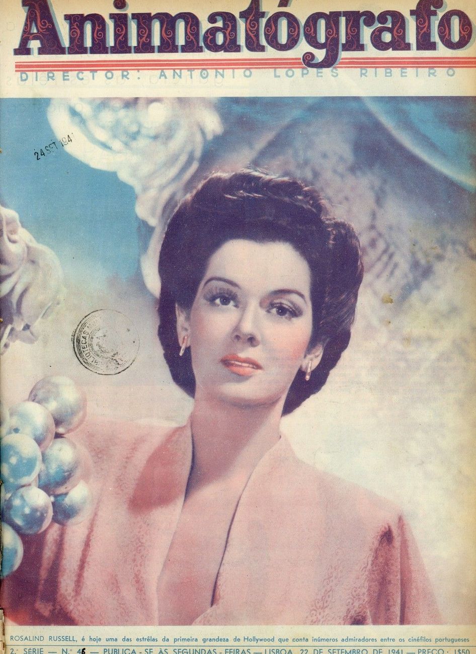 ANIMATOGRAFO magazine side cover Issue 46 22 September 1941
