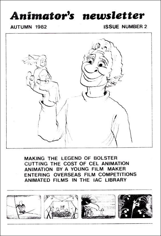 ANIMATOR magazine side cover Issue 2 Autumn 1982