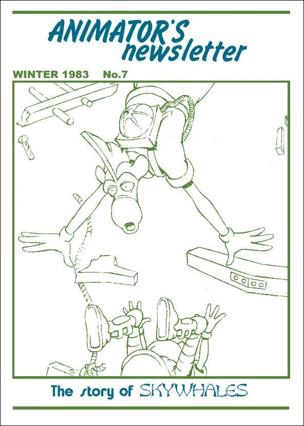 ANIMATOR magazine side cover Issue 7 Winter 1983