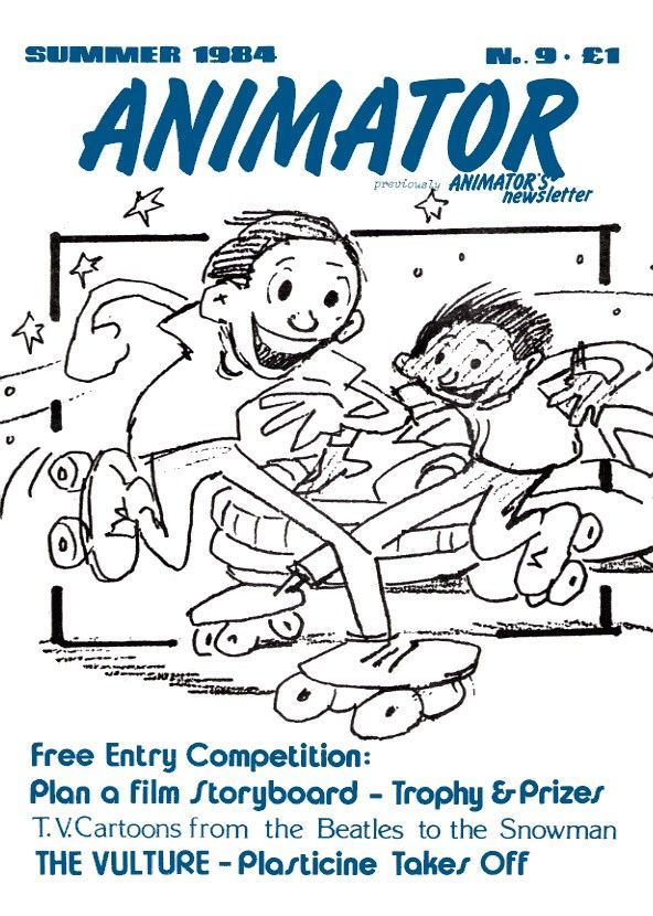 ANIMATOR magazine side cover Issue 9 Summer 1984