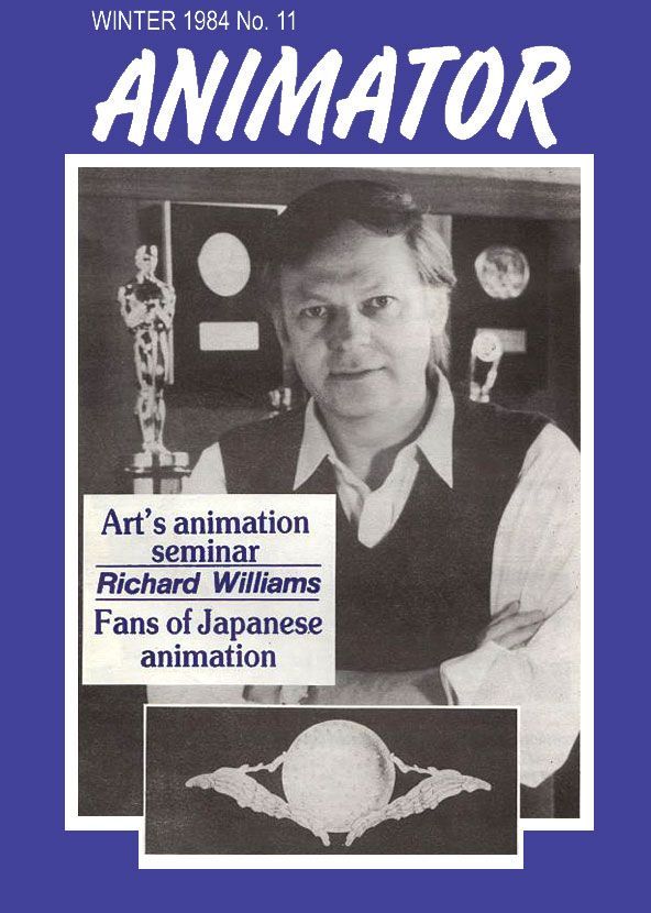 ANIMATOR magazine side cover Issue 11 Winter 1984
