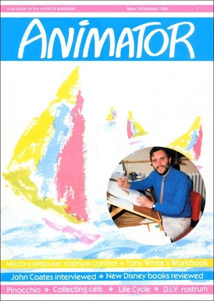 ANIMATOR magazine side cover Issue 16 Summer 1986