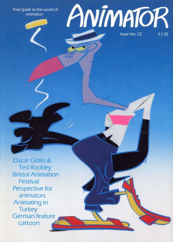 ANIMATOR magazine side cover Issue 22 Spring 1988