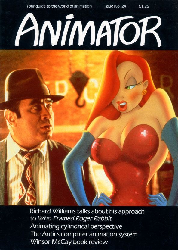 ANIMATOR magazine side cover Issue 24 Winter 1988