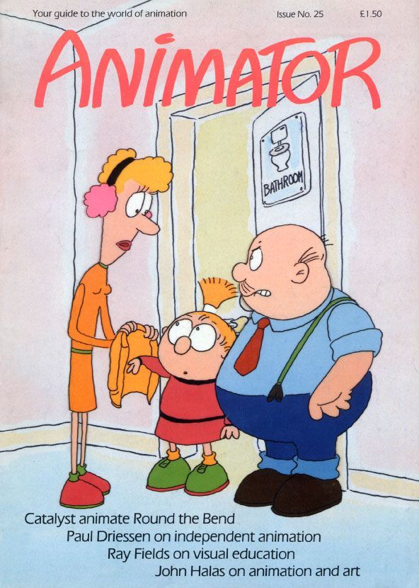 ANIMATOR magazine side cover Issue 25 Summer 1989