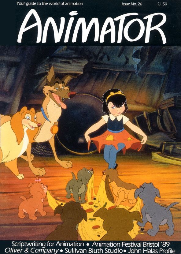 ANIMATOR magazine side cover Issue 26 Spring 1990