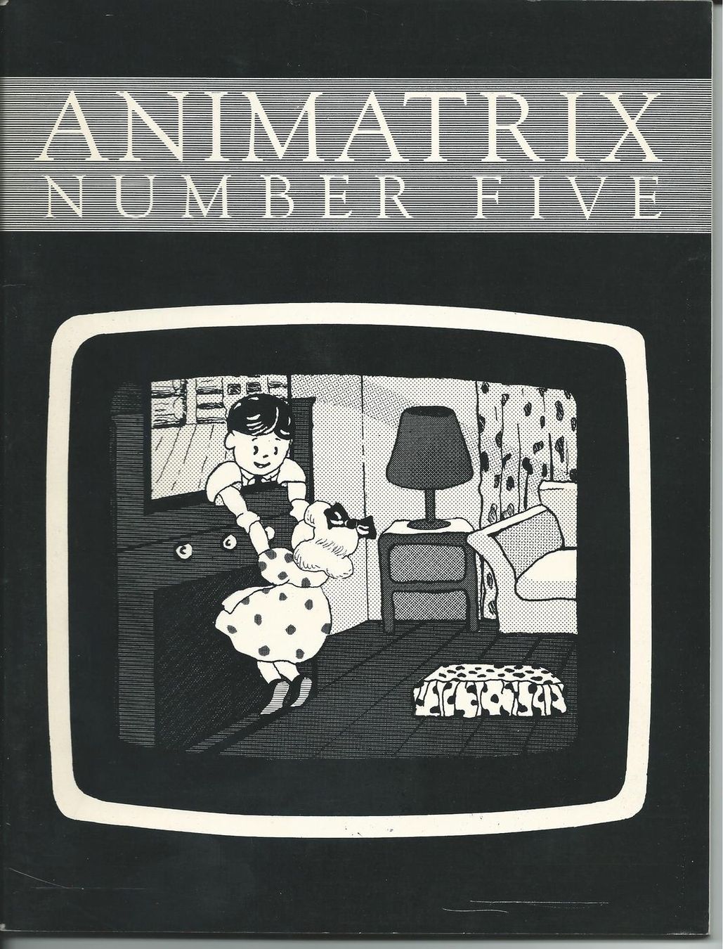 ANIMATRIX magazine side cover Issue 5  1989
