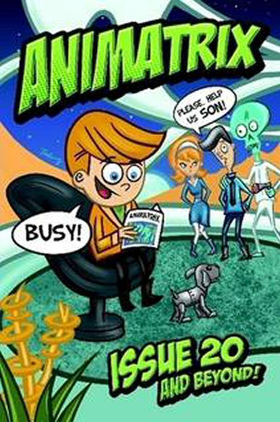 ANIMATRIX magazine side cover Issue 20  April 2016