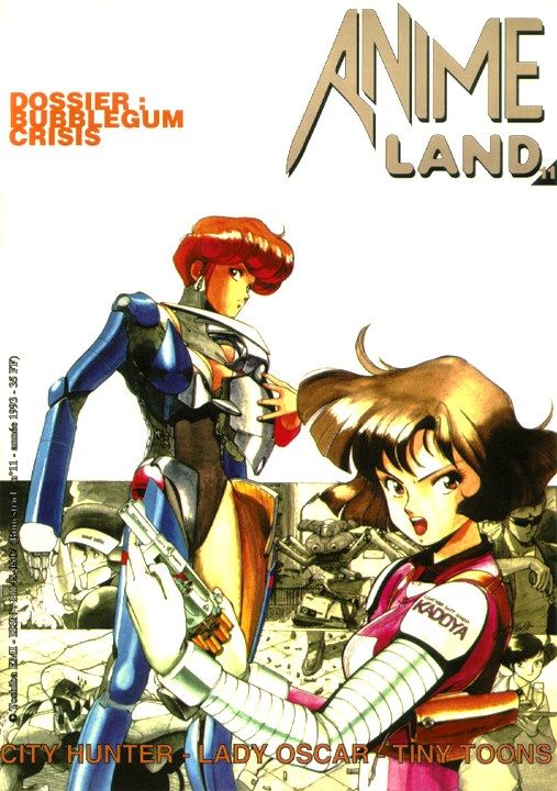 ANIMELAND magazine side cover Issue 11  June 1993