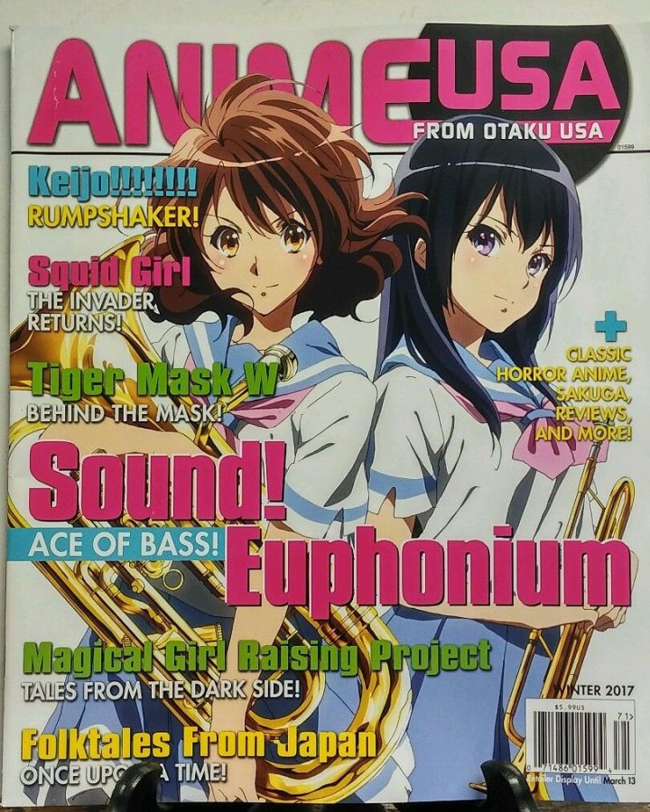 ANIME USA magazine side cover Winter 2017