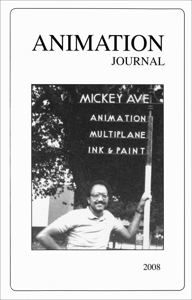 ANIMATION JOURNAL magazine side cover  2008