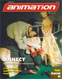 ANIMATION REPORTER magazine side cover August 2010