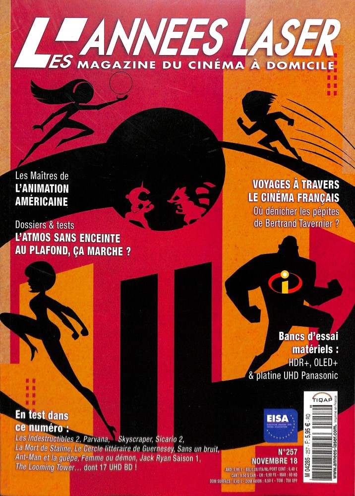 ANNEES LASER | LES magazine side cover Issue 257  November 2018