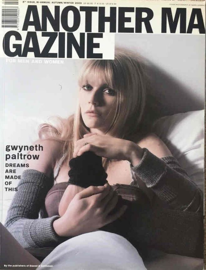 ANOTHER magazine side cover Issue 5 Autumn 2003