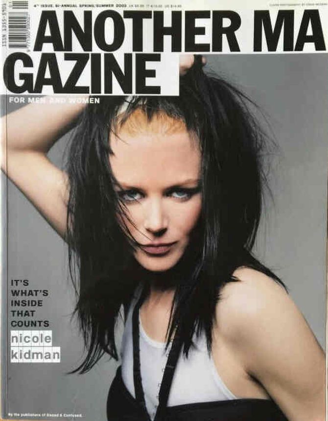 ANOTHER magazine side cover Issue 4 Spring 2003
