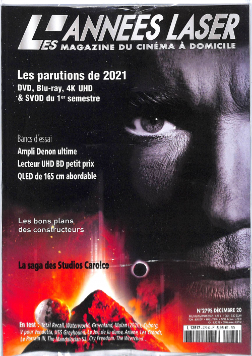 ANNEES LASER | LES magazine side cover Issue 279  December 2020