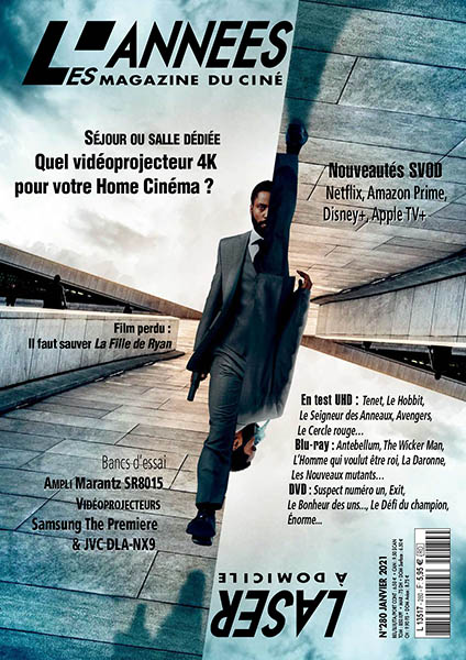 ANNEES LASER | LES magazine side cover Issue 280  January 2021