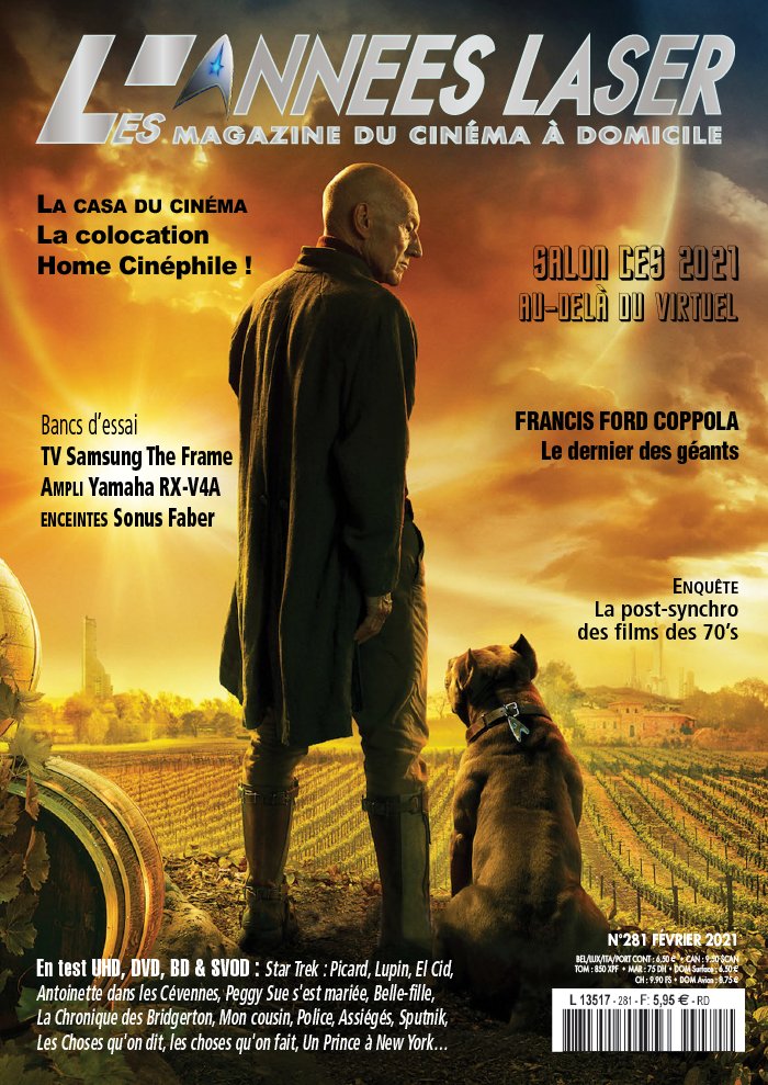 ANNEES LASER | LES magazine side cover Issue 281  February 2021