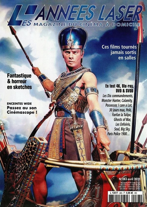 ANNEES LASER | LES magazine side cover Issue 283  April 2021