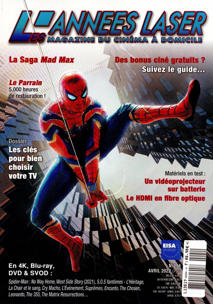 ANNEES LASER | LES magazine side cover Issue 294  April 2022