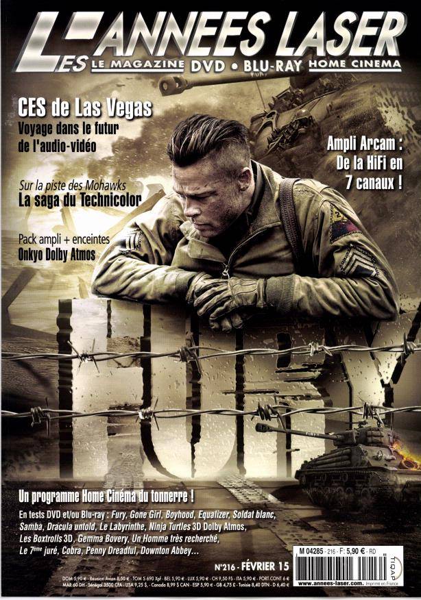 ANNEES LASER | LES magazine side cover Issue 216 February 2015