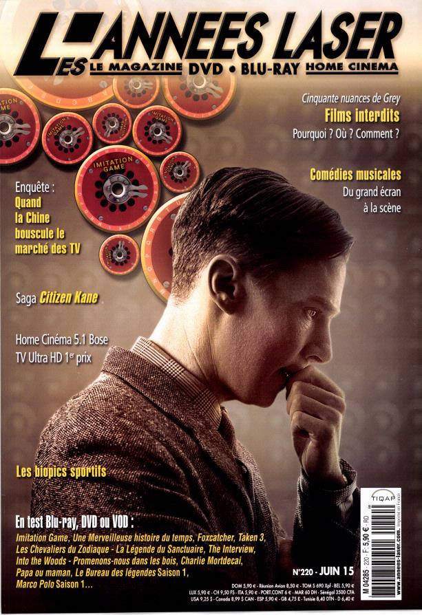 ANNEES LASER | LES magazine side cover Issue 220 June 2015