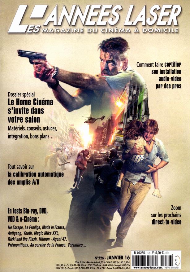 ANNEES LASER | LES magazine side cover Issue 226 January 2016