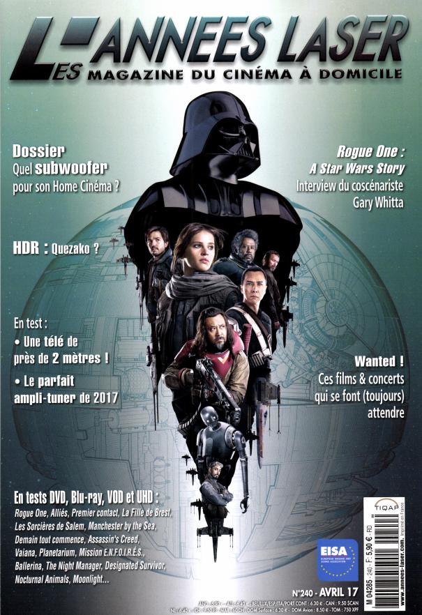 ANNEES LASER | LES magazine side cover Issue 240 April 2017