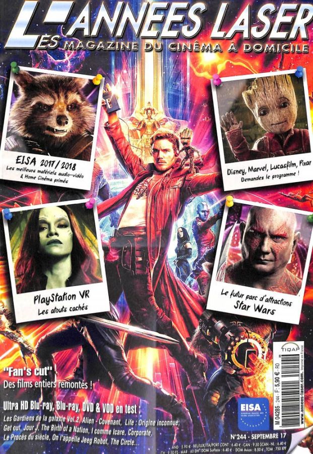 ANNEES LASER | LES magazine side cover Issue 244  September 2017
