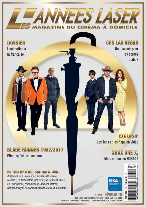 ANNEES LASER | LES magazine side cover Issue 249  February 2018