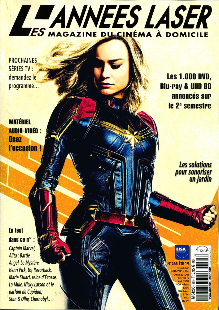 ANNEES LASER | LES magazine side cover Issue 265  July 2019