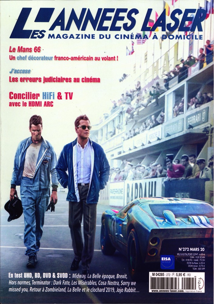 ANNEES LASER | LES magazine side cover Issue 272  March 2020