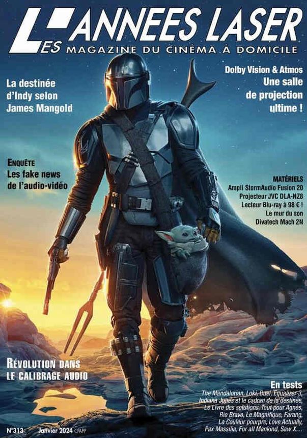 ANNEES LASER | LES magazine side cover Issue 313  January 2024