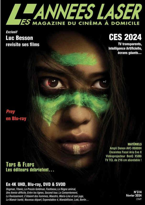ANNEES LASER | LES magazine side cover Issue 314  February 2024