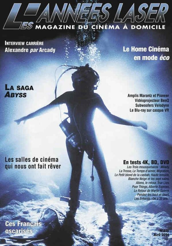 ANNEES LASER | LES magazine side cover Issue 316  April 2024