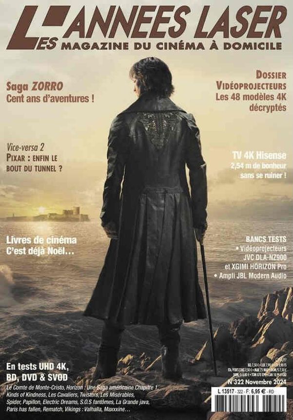 ANNEES LASER | LES magazine side cover Issue 322  November 2024