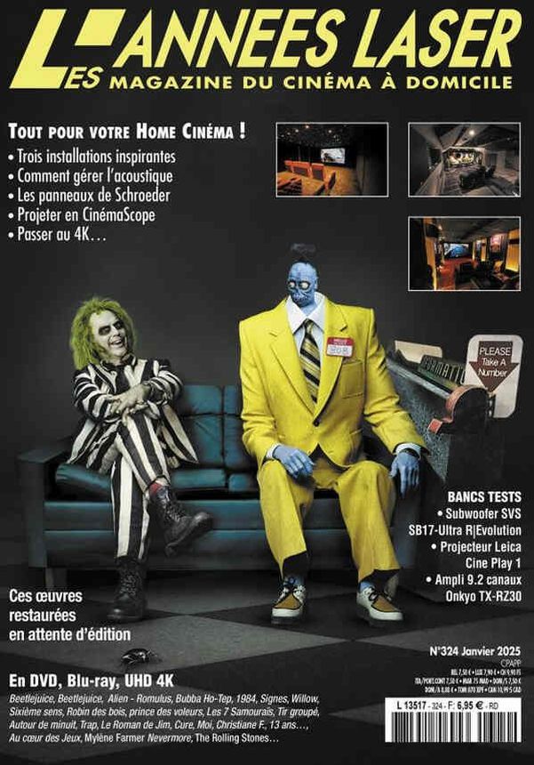 ANNEES LASER | LES magazine side cover Issue 324  January 2025