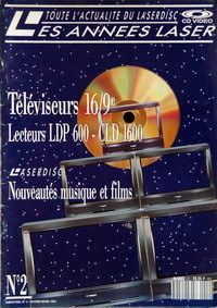 ANNEES LASER | LES magazine side cover Issue 2 February 1992